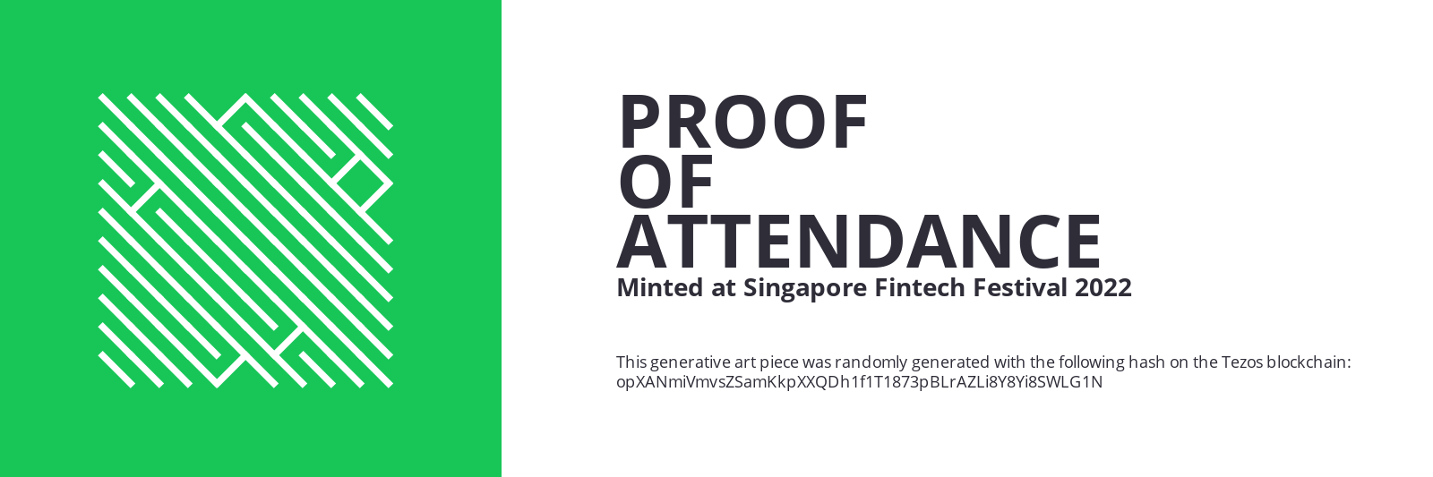 SFF2022 Proof of Attendance Token #887 static token preview