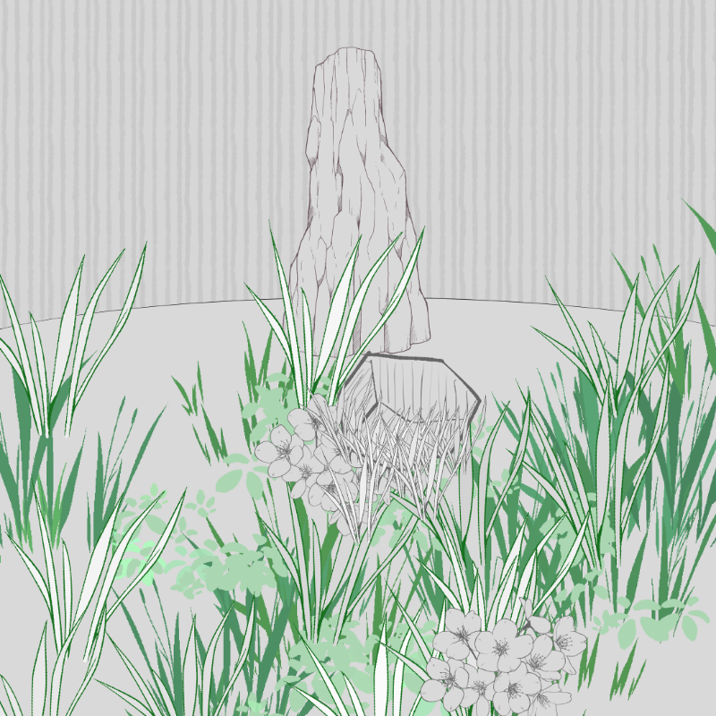 Wild Grass and Rubble #72 static token preview