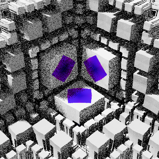 Colorful, warped cubic sponge forms #20 static token preview