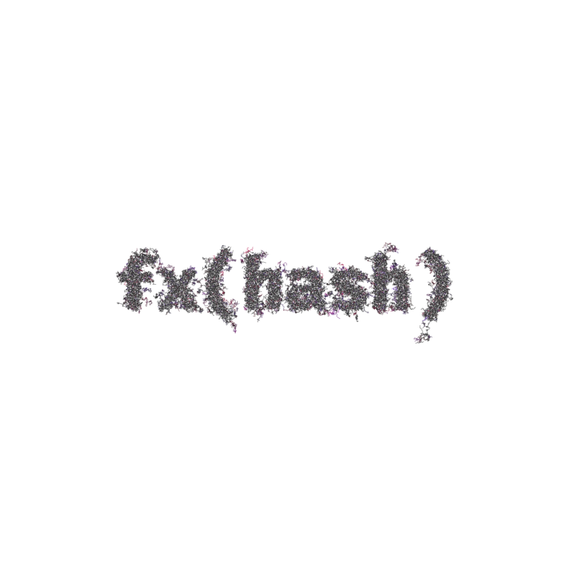 FXHASH Logo with Features #115 static token preview