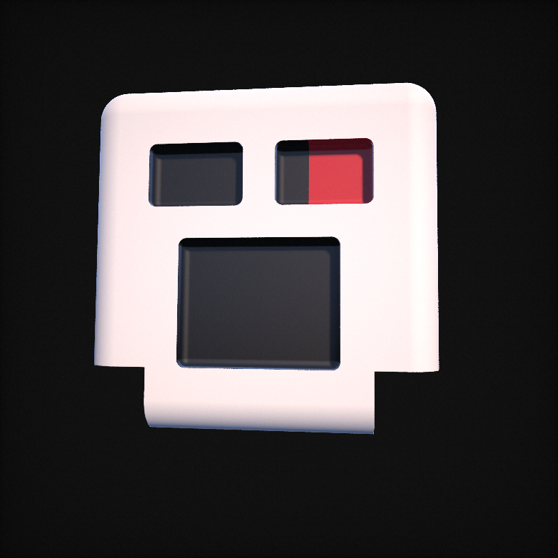 3D-SMOLSKULL #127 static token preview