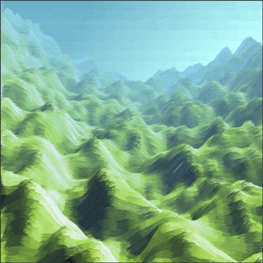 Lush Fields #109 static NFT preview