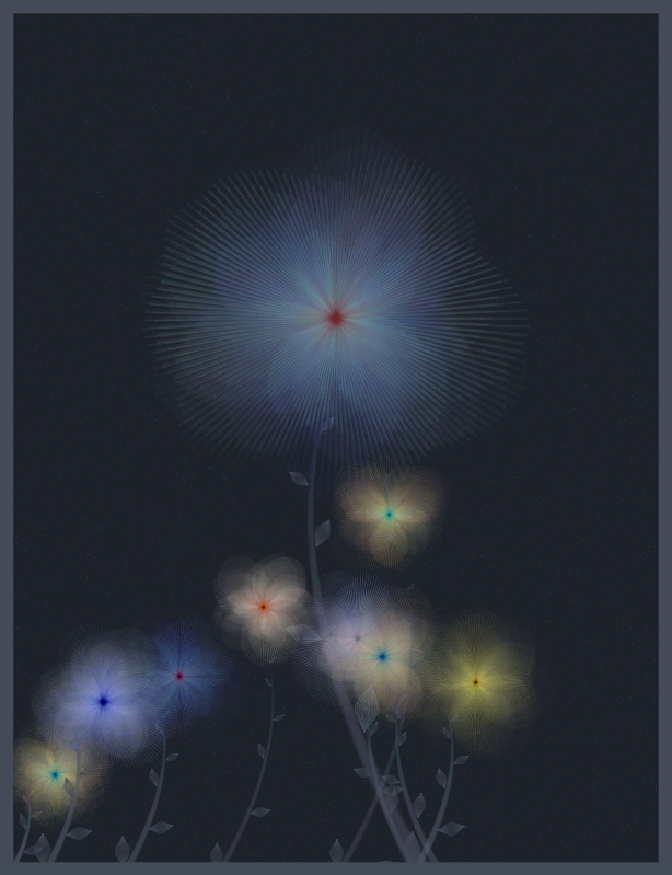 Fairy flower pattern #56 static NFT preview