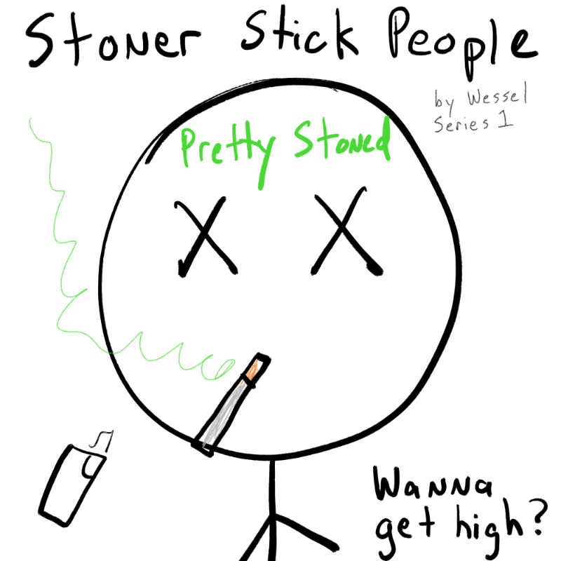 Stoner Stick People #140 static token preview