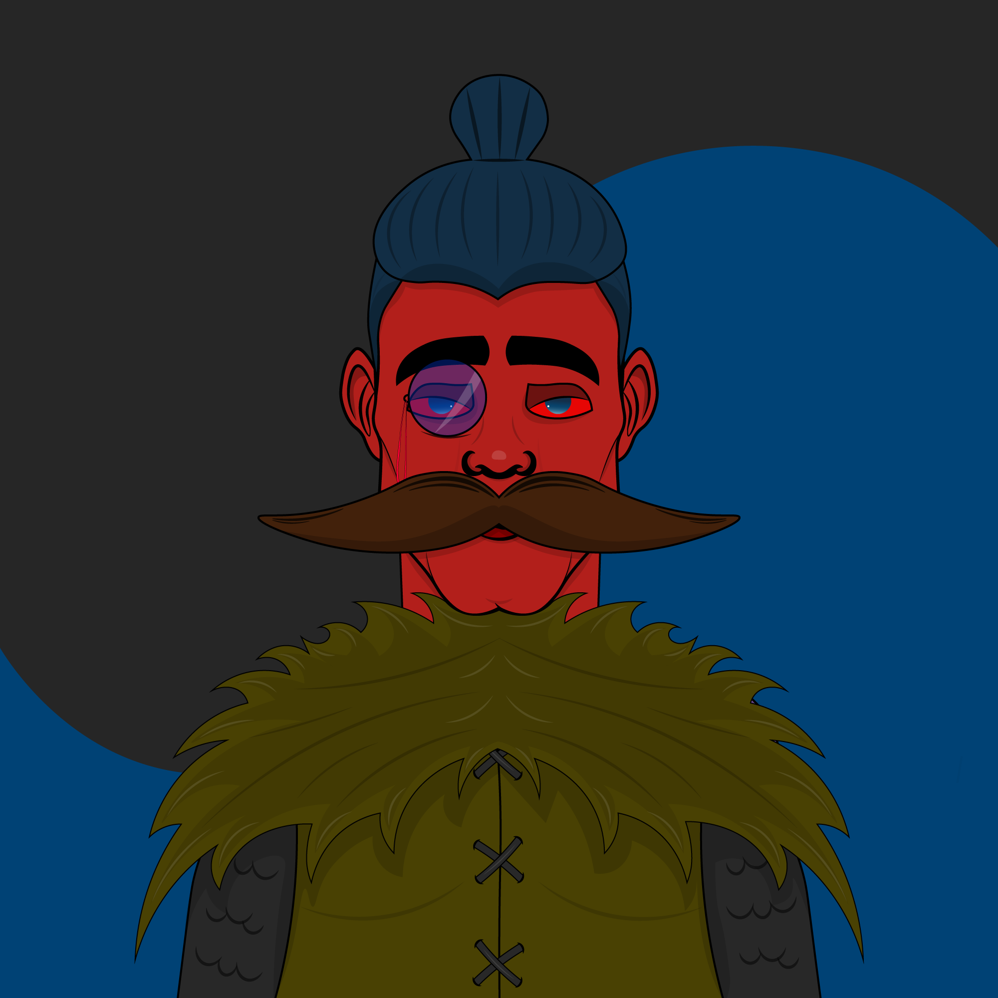 Mustachioed #148 static token preview