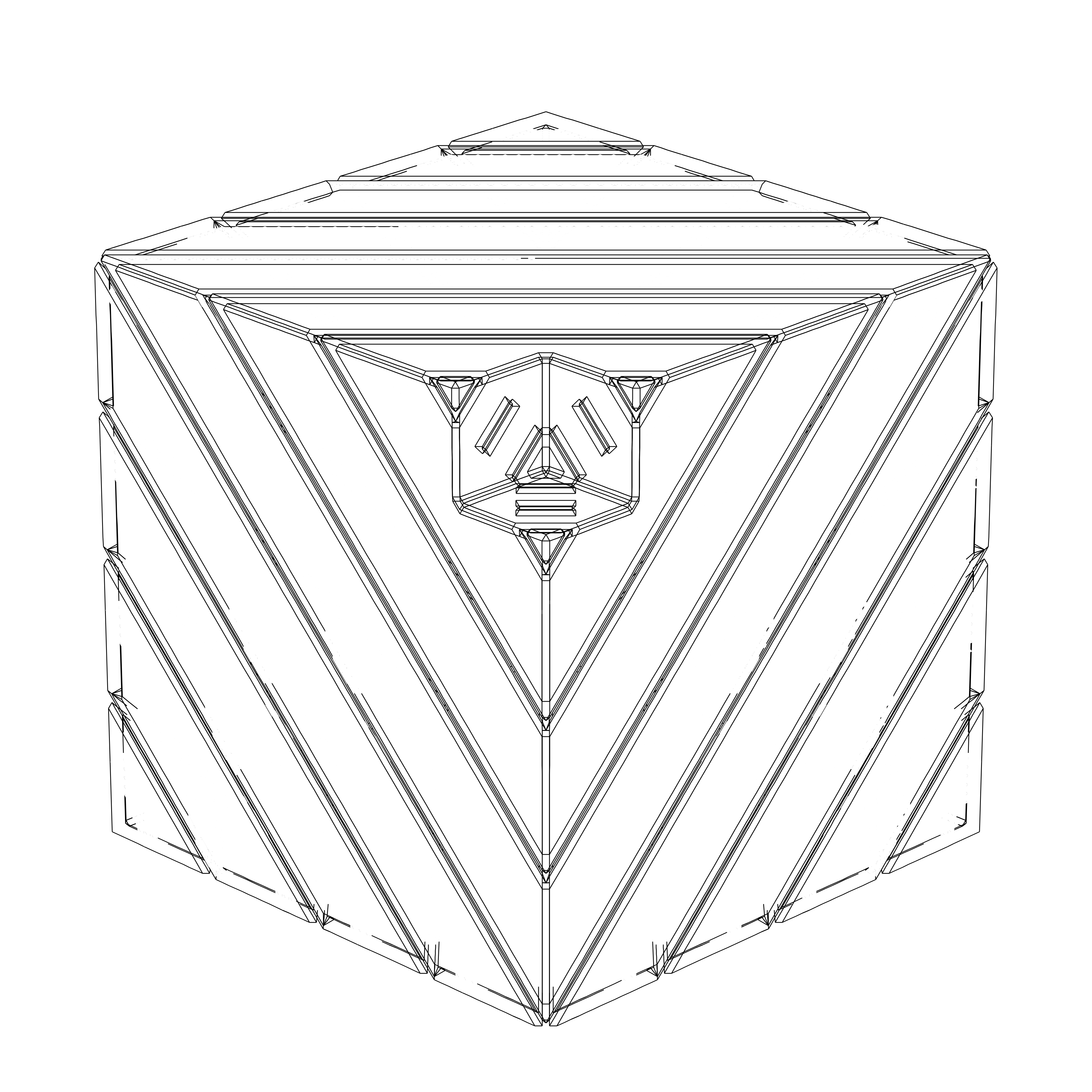 LL21 Alien Art Cube #96 static NFT preview