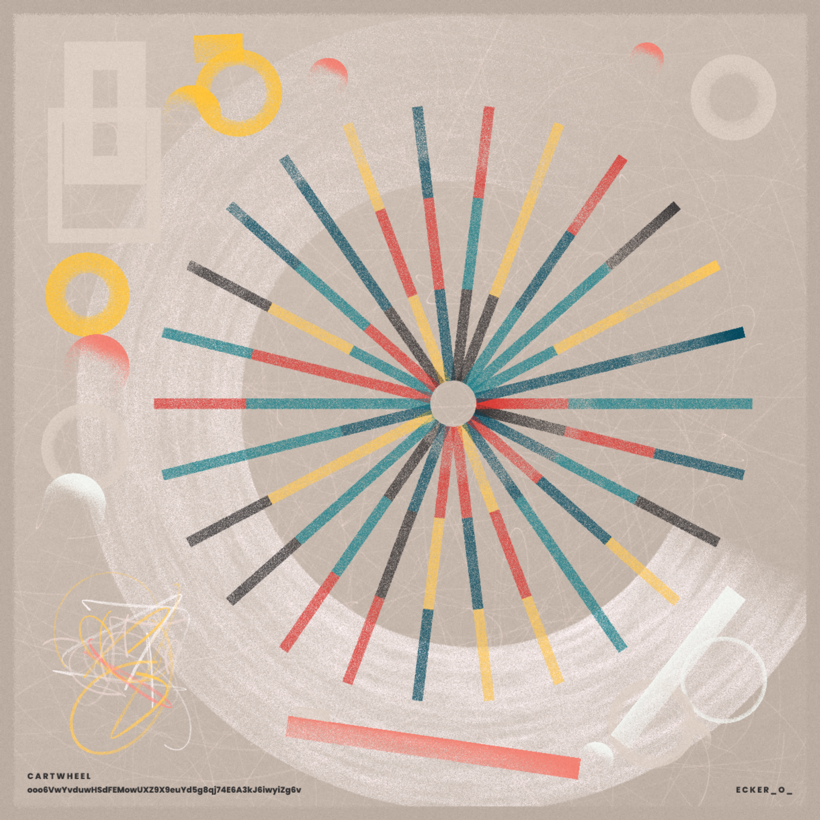 Cartwheel #28 static NFT preview