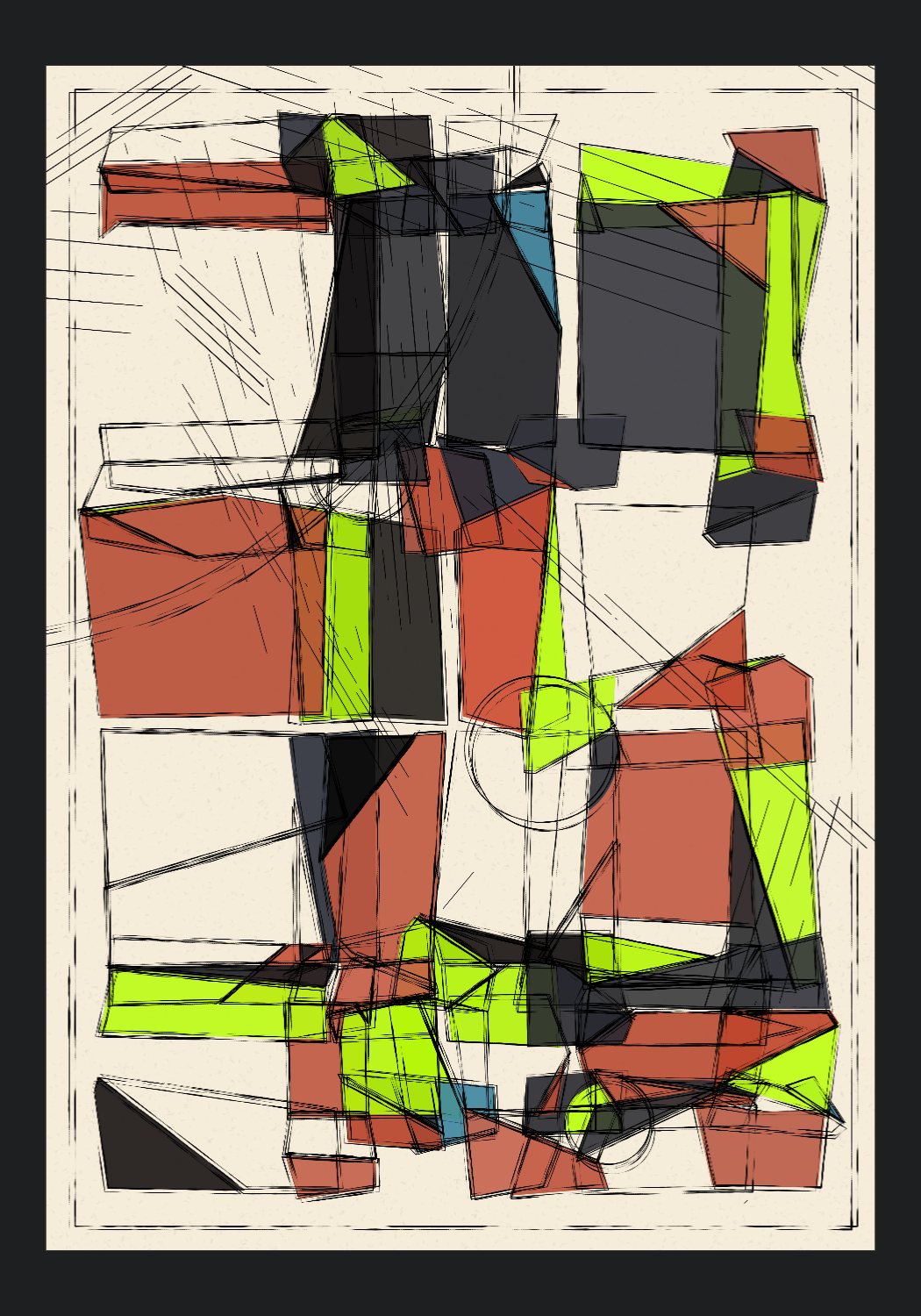 Sketch Block #50 static NFT preview