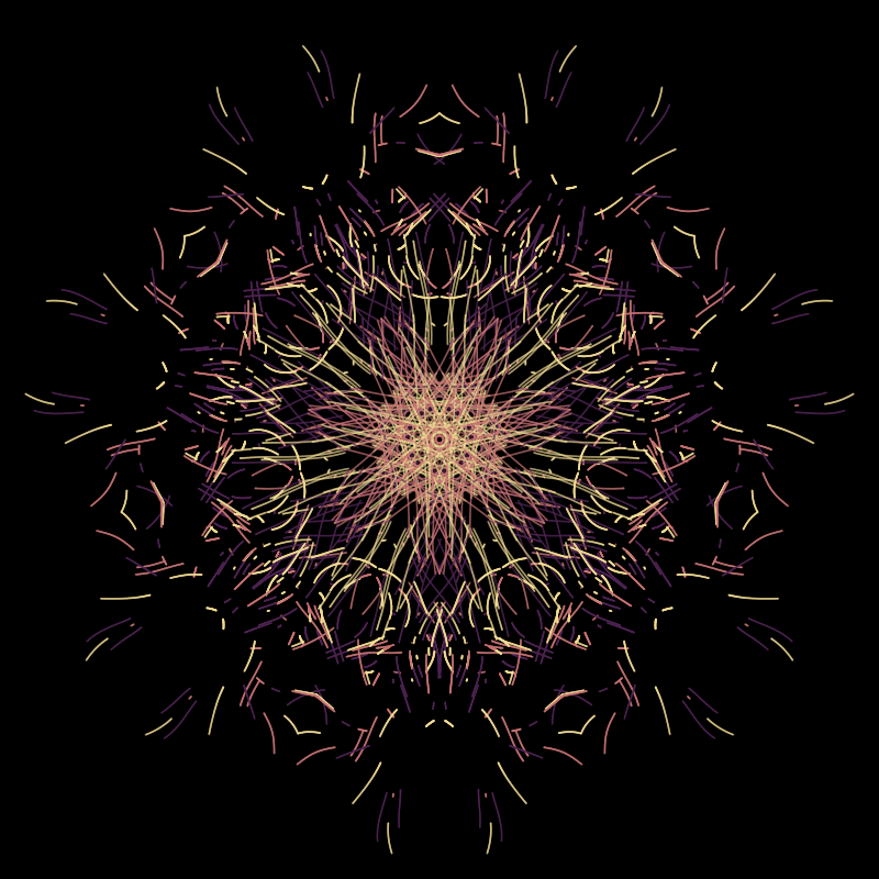 the thread in the pattern #115 static token preview