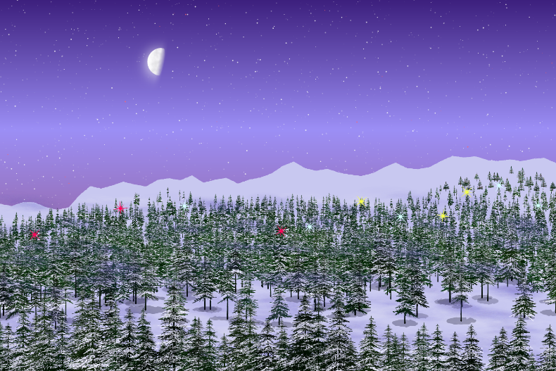 Evergreen Lights #142 static NFT preview
