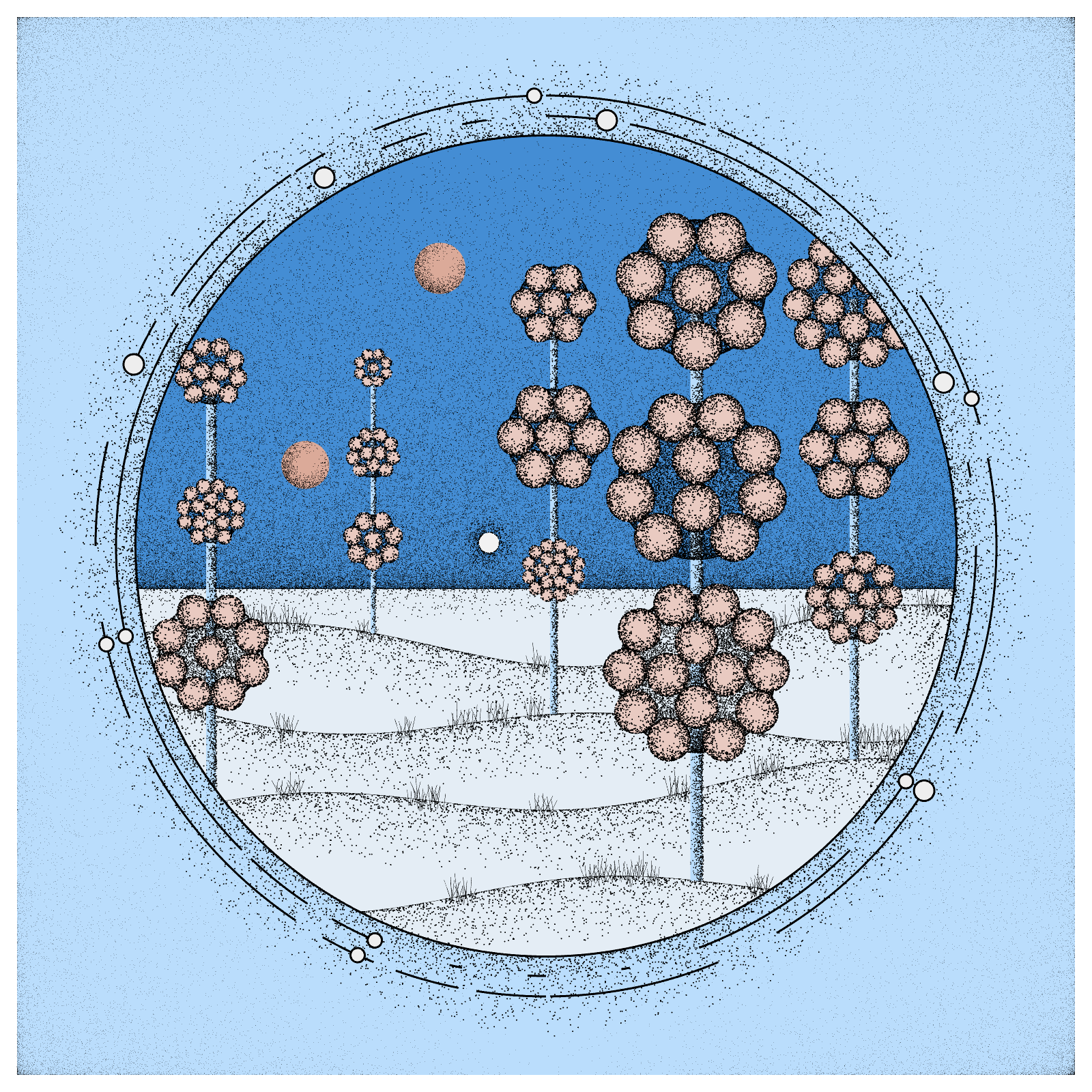 EXPLORING SPACE FLOWERS #34 static token preview