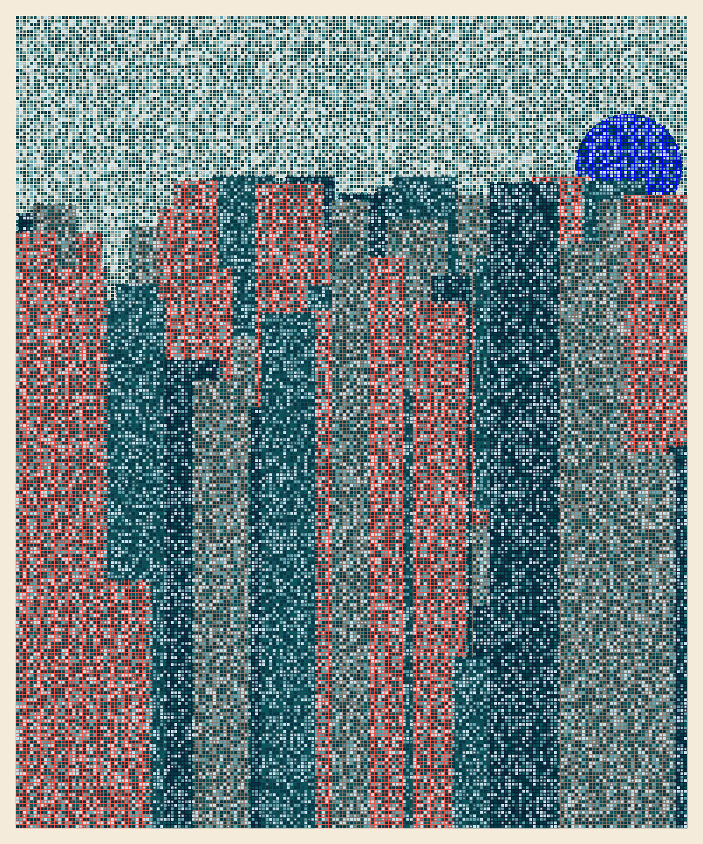 High-rise City #32 static NFT preview