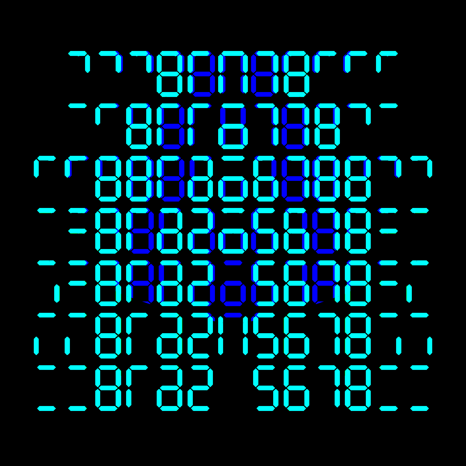 Digits #470 static NFT preview