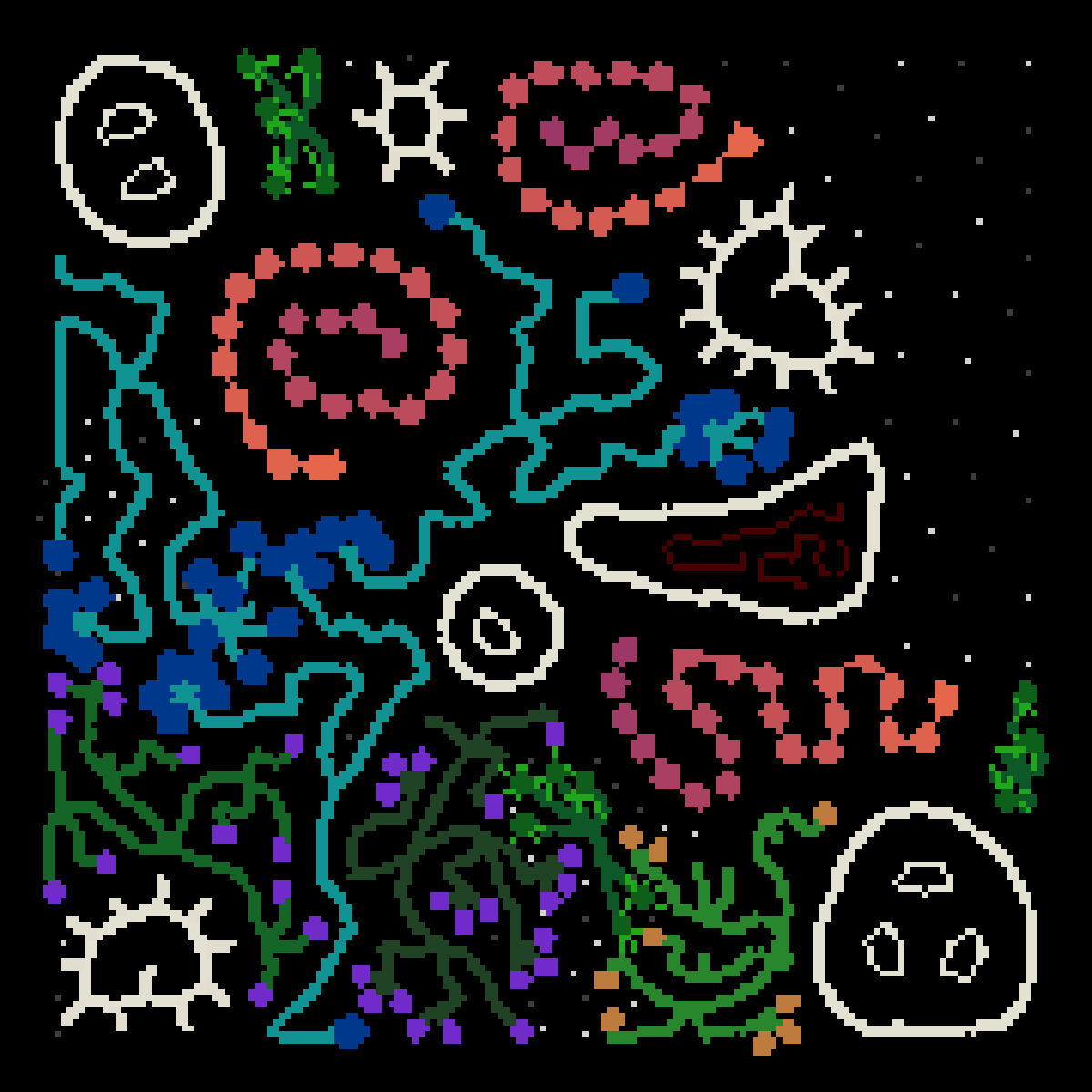 spaceplant #285 static NFT preview