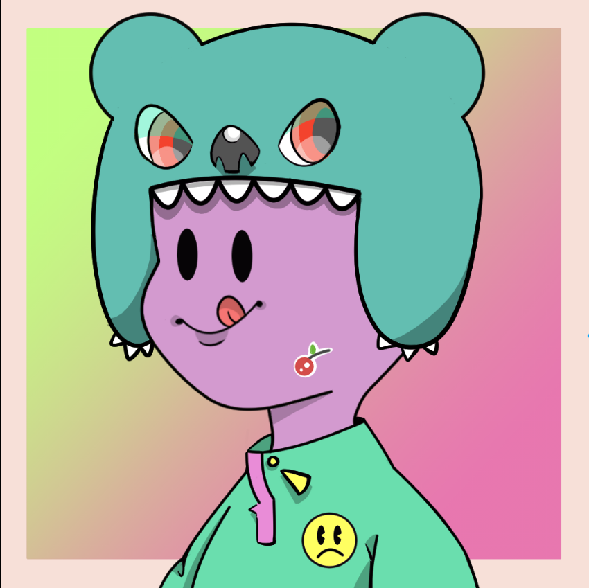 Jelly dudes #1425 static NFT preview