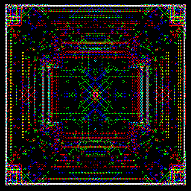 octomatonRGB #50 static NFT preview