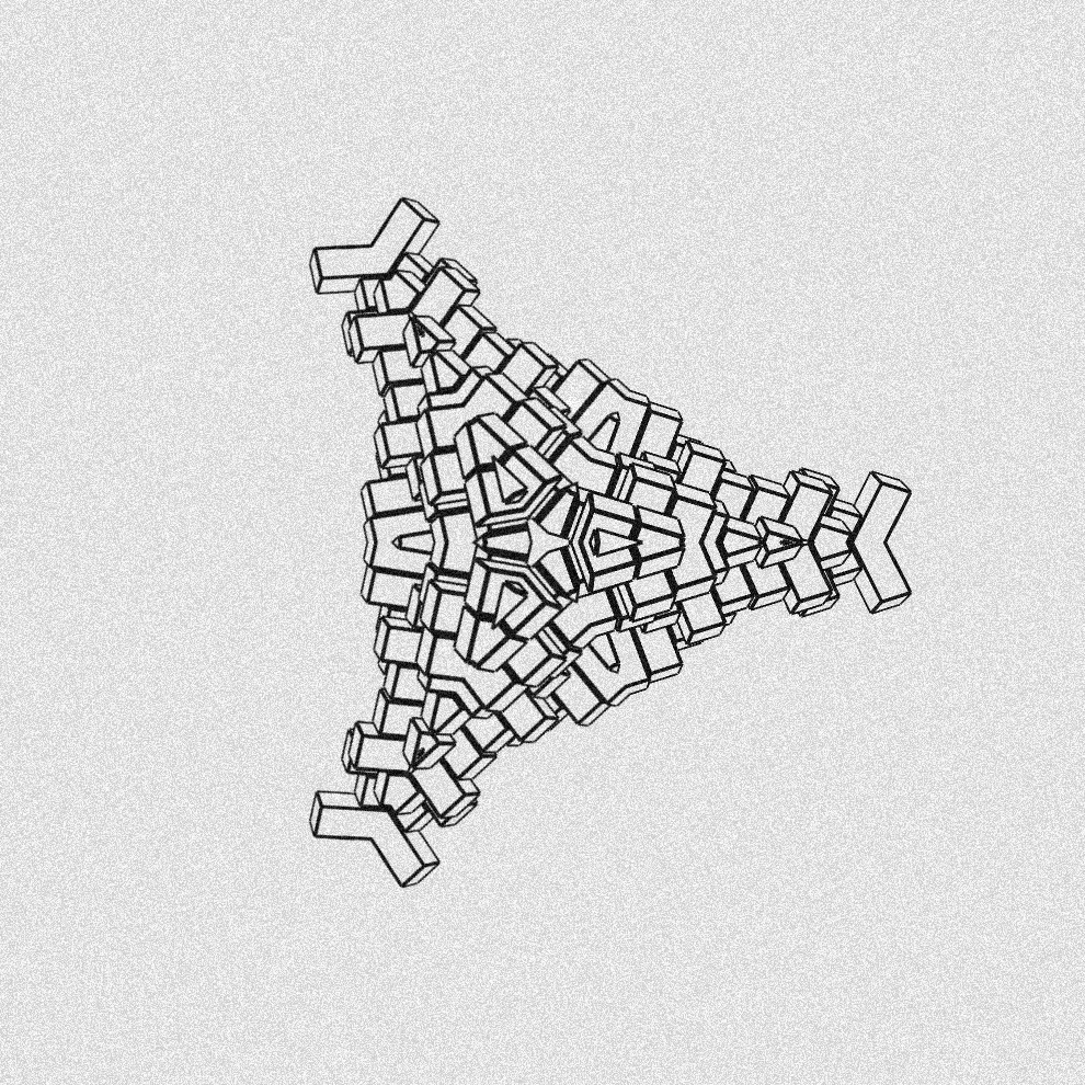 Monochrome Kaleido #452 static NFT preview