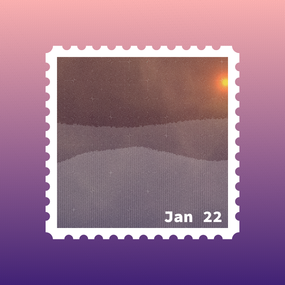 January 2022 stamp #29 static NFT preview