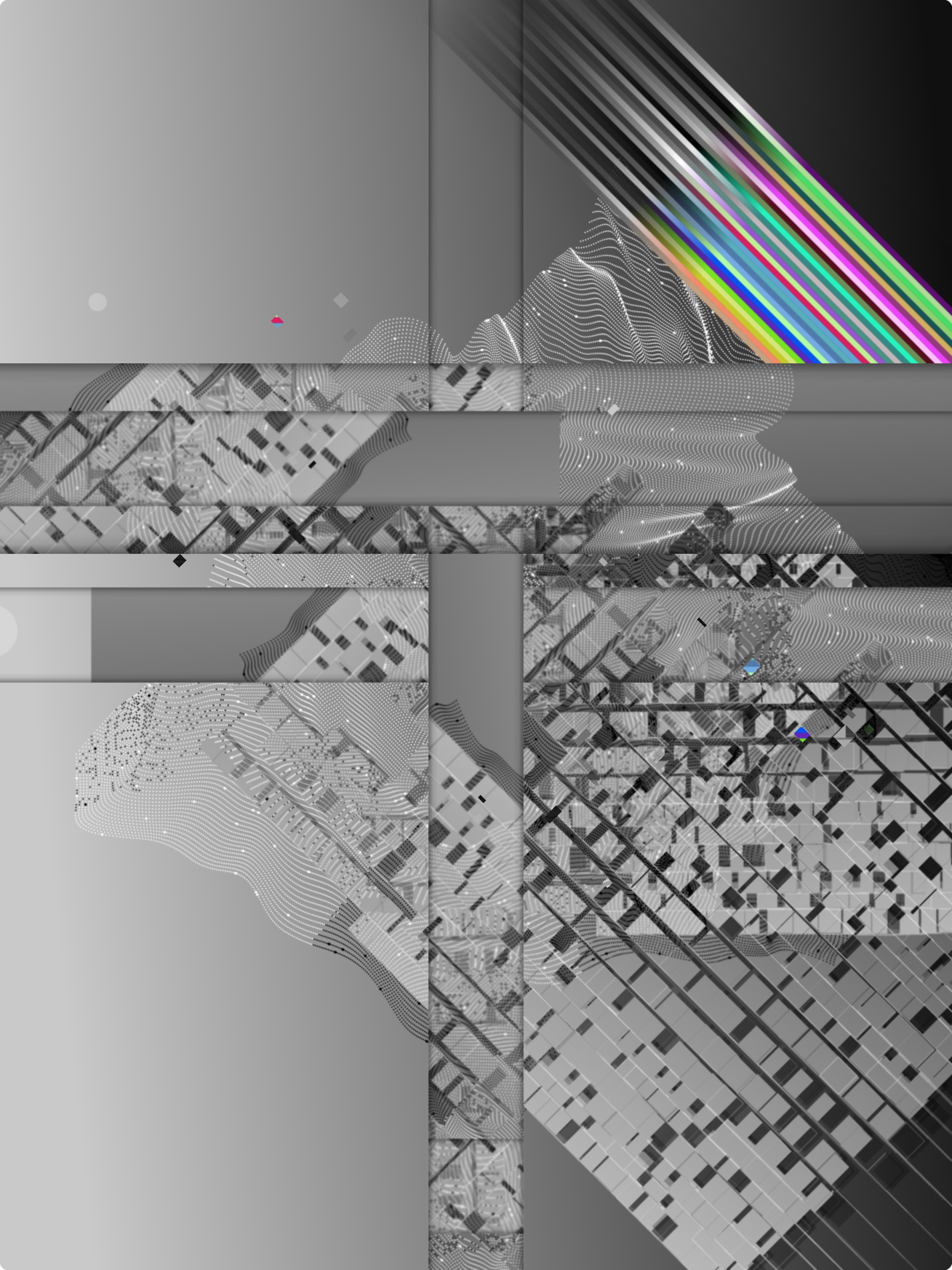 Fronteras en abstracto #126 static token preview