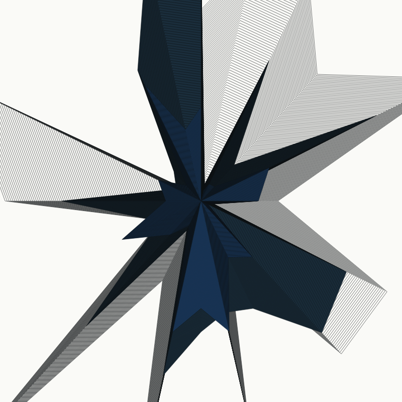 Jagged Star #15 static token preview