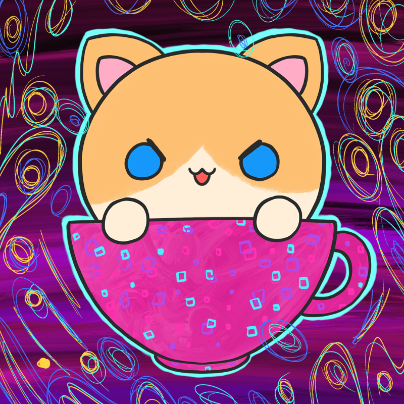 Cupkitties #32 static token preview