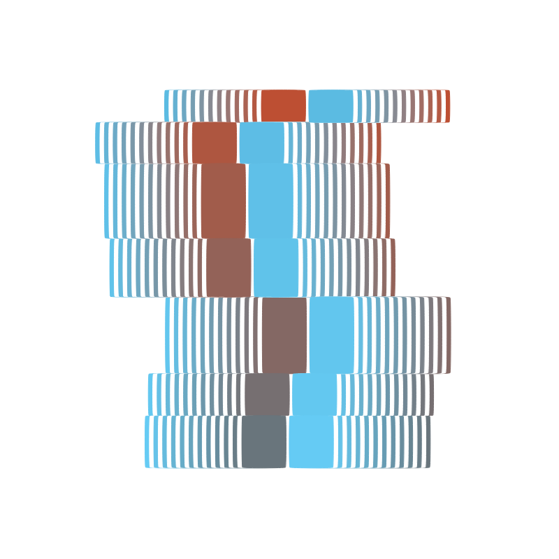 Reflection of Stripes 001 #98 static NFT preview