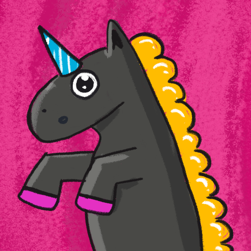 Peculiar unicornos #121 static token preview