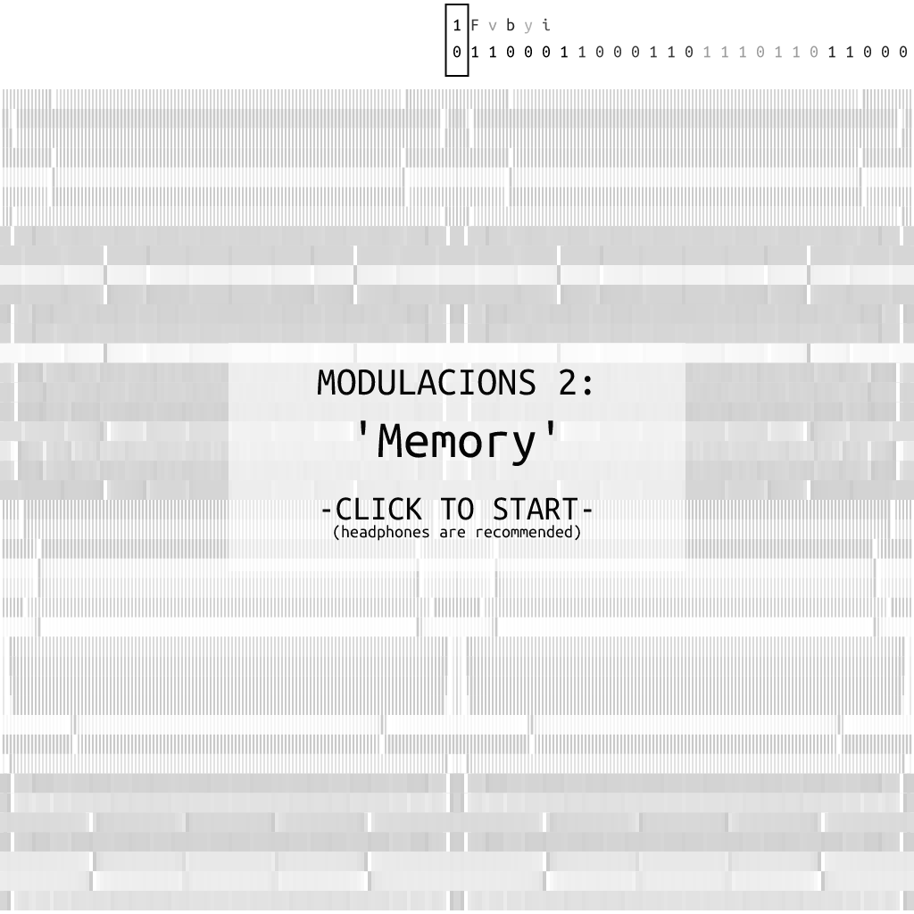 Modulacions 2: 'Memory' (audio) #119 static NFT preview