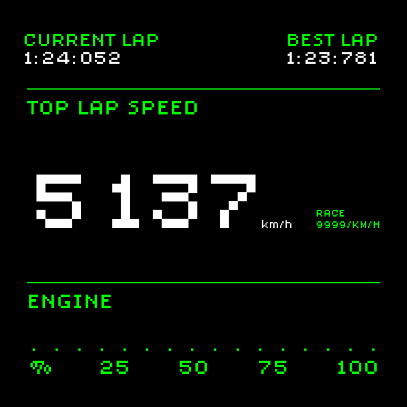 F-1RacingTez #427 static token preview