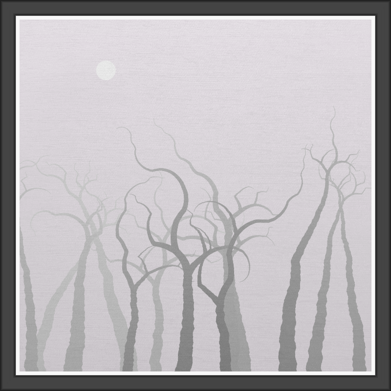 The Foggy Trees #133 static NFT preview