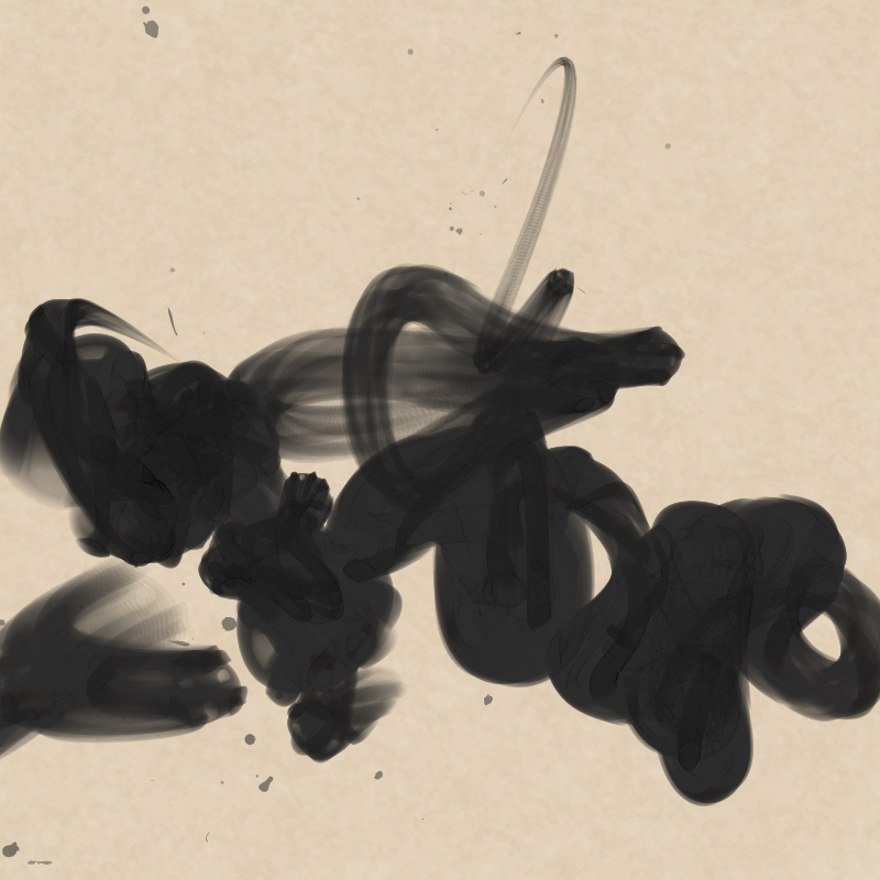 Abstract Calligraphy #54 static token preview