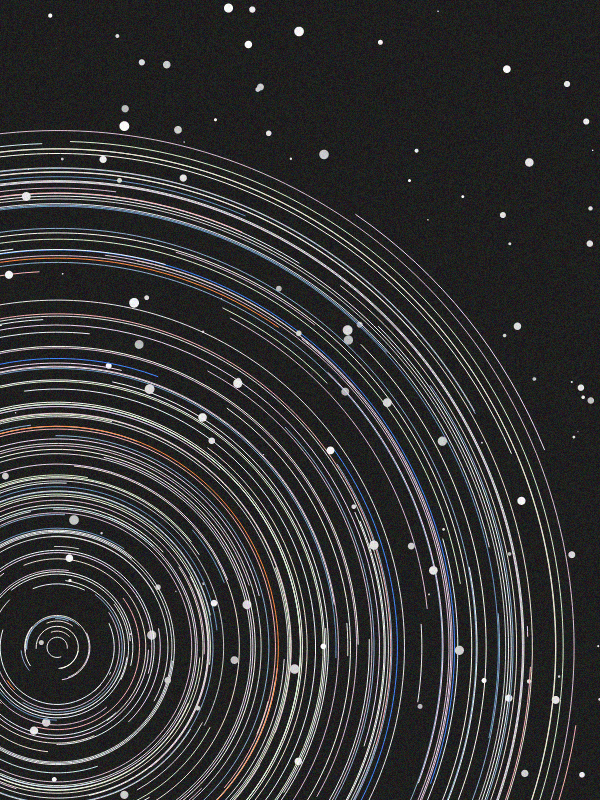 Starry Trail #107 static NFT preview