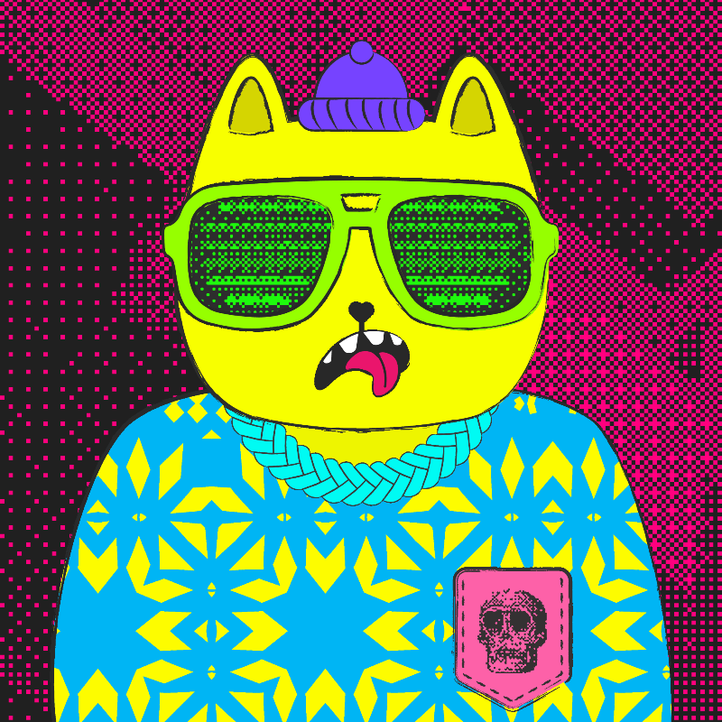 hash cats – genesis #475 static NFT preview