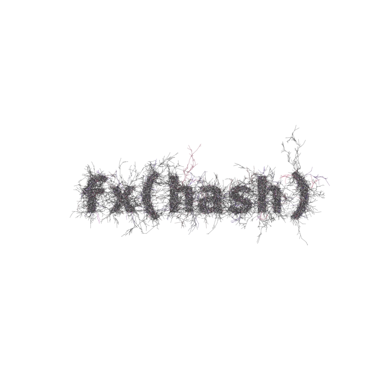 FXHASH Generative Logo #790 static token preview