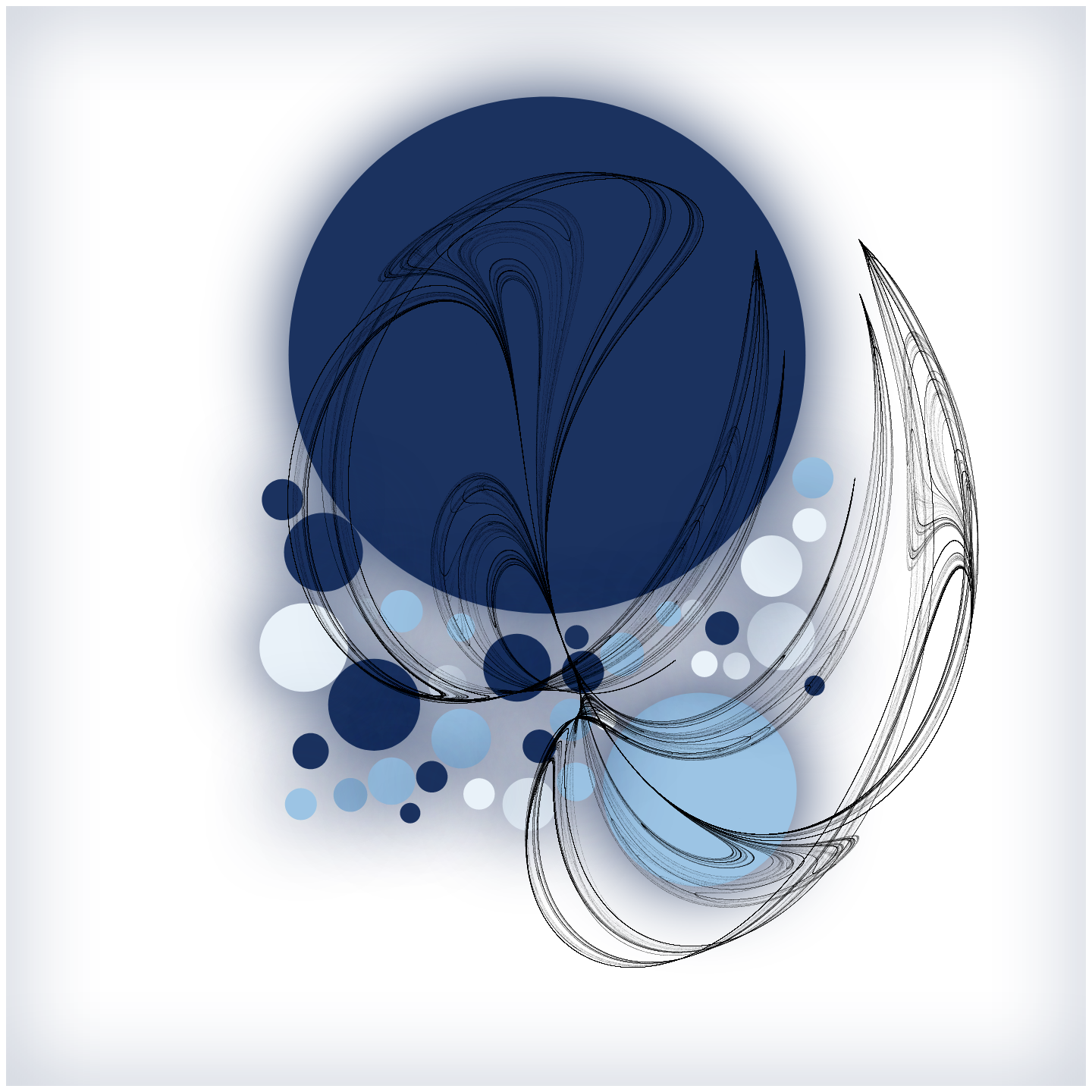 Attractors and Circles #78 static NFT preview