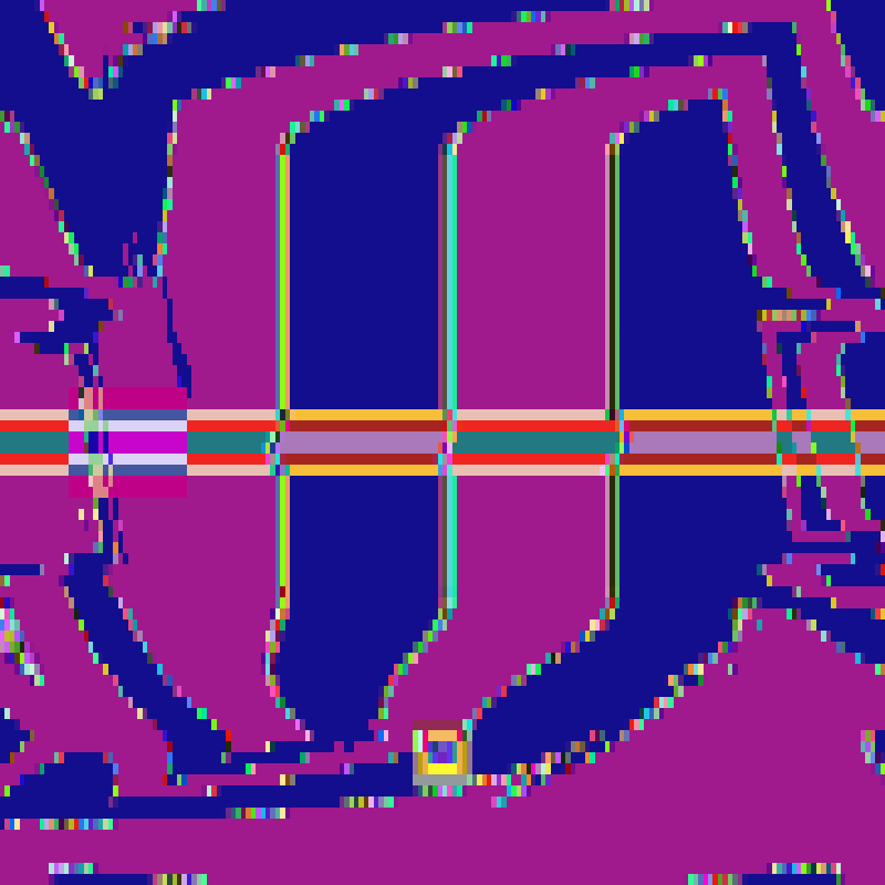 Pixel Flood #210 static NFT preview