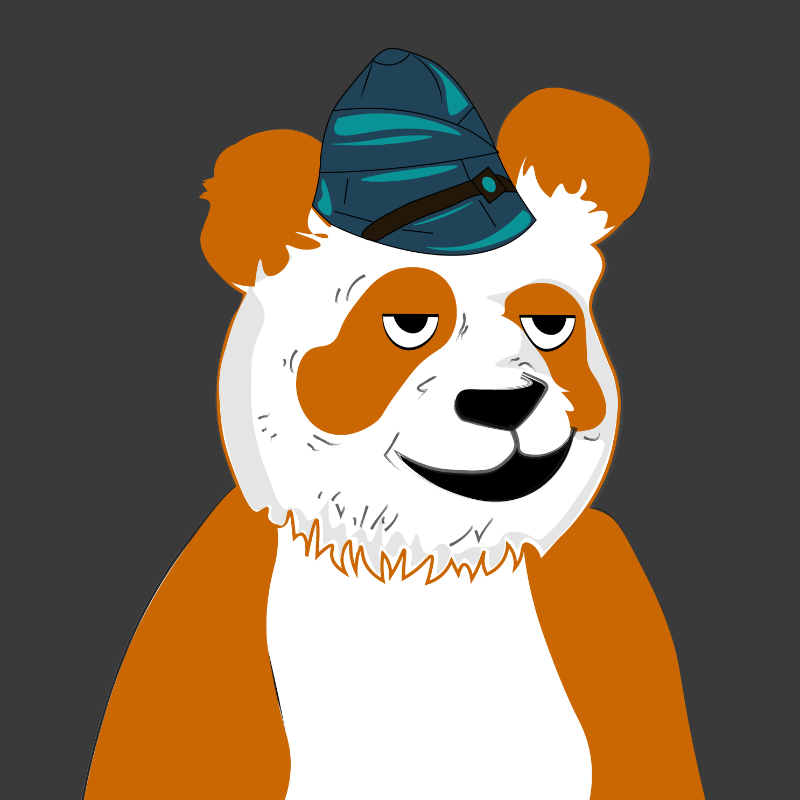 Evolving Pandas #32 static NFT preview
