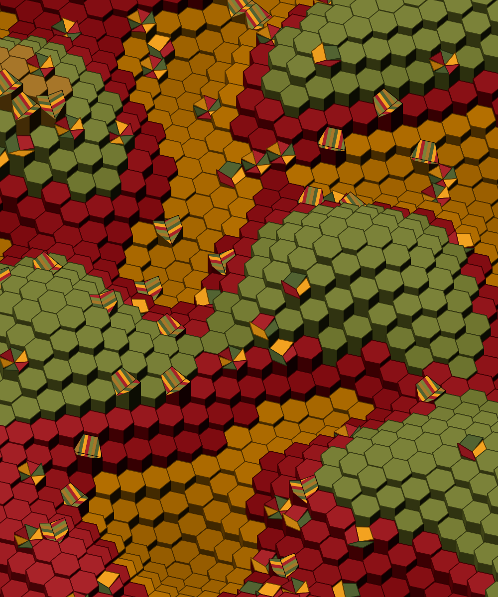 Hexscape #30 static NFT preview