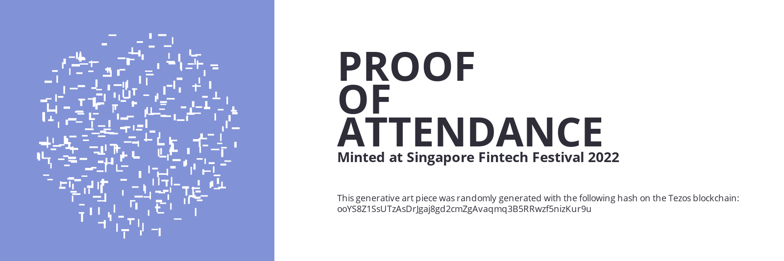 SFF2022 Proof of Attendance Token #1501 static token preview