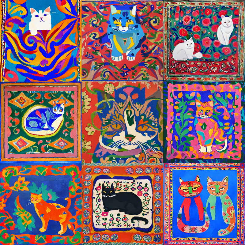 99 Patchworks of 9 Lives #9 static token preview