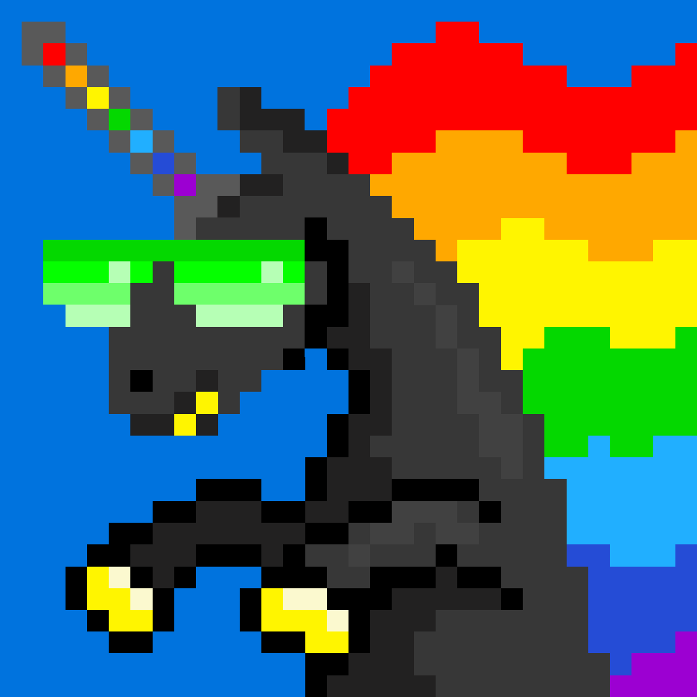 Unicorn #7987 static NFT preview