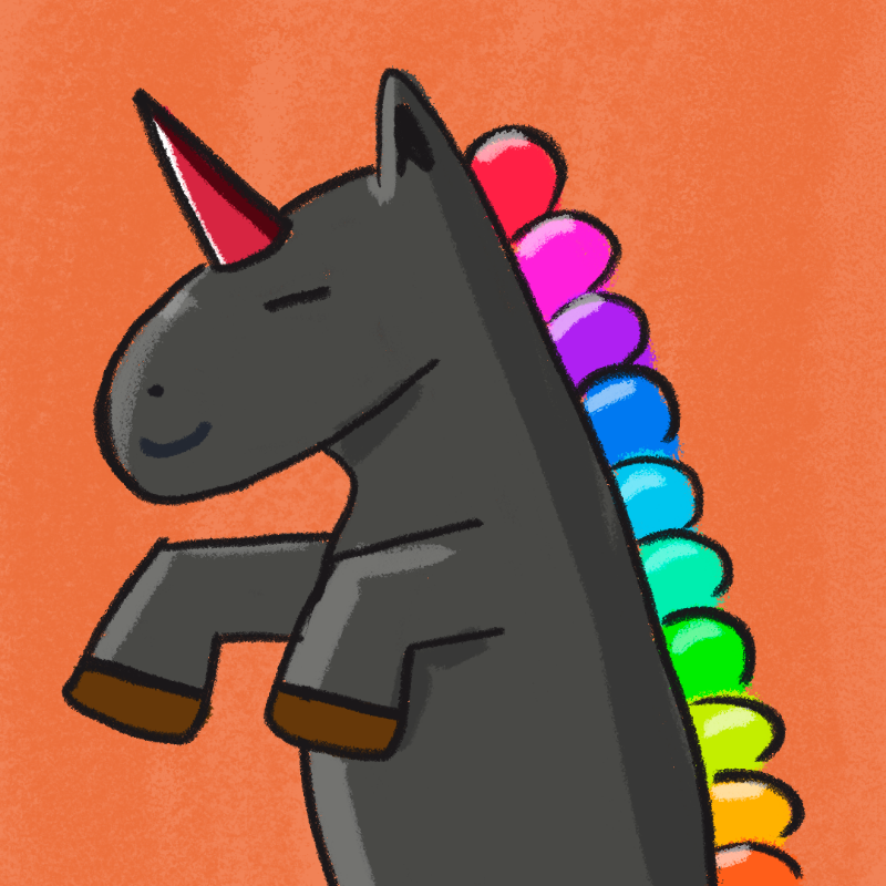 Peculiar unicornos #422 static token preview