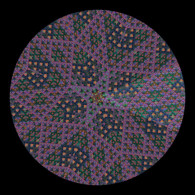 Binary kaleidoscope #122 static NFT preview