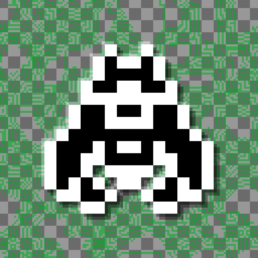 Pixel Spaceships Solos #140 static NFT preview