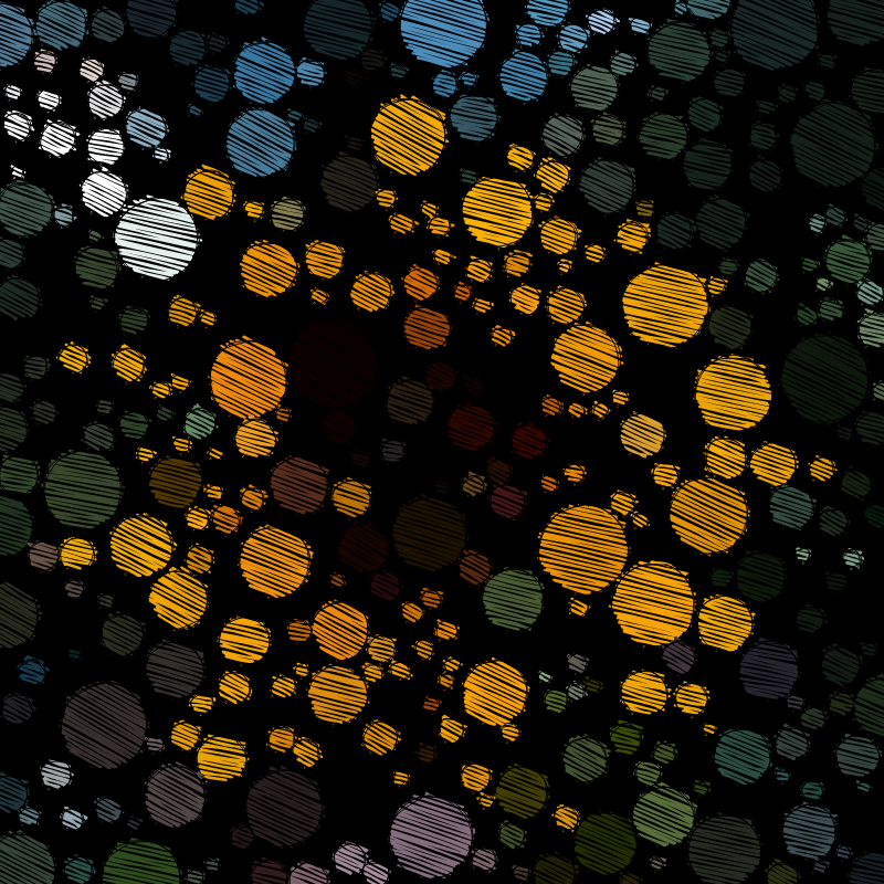 roughly packed flowers #52 static token preview