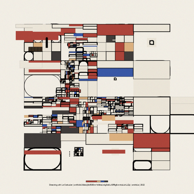 Dreaming with Le Corbusier #50 static NFT preview