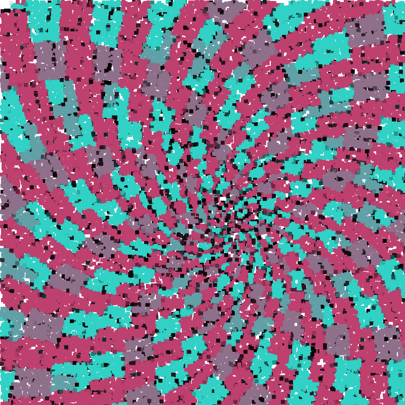 Mosaic or stained glass drops #104 static NFT preview