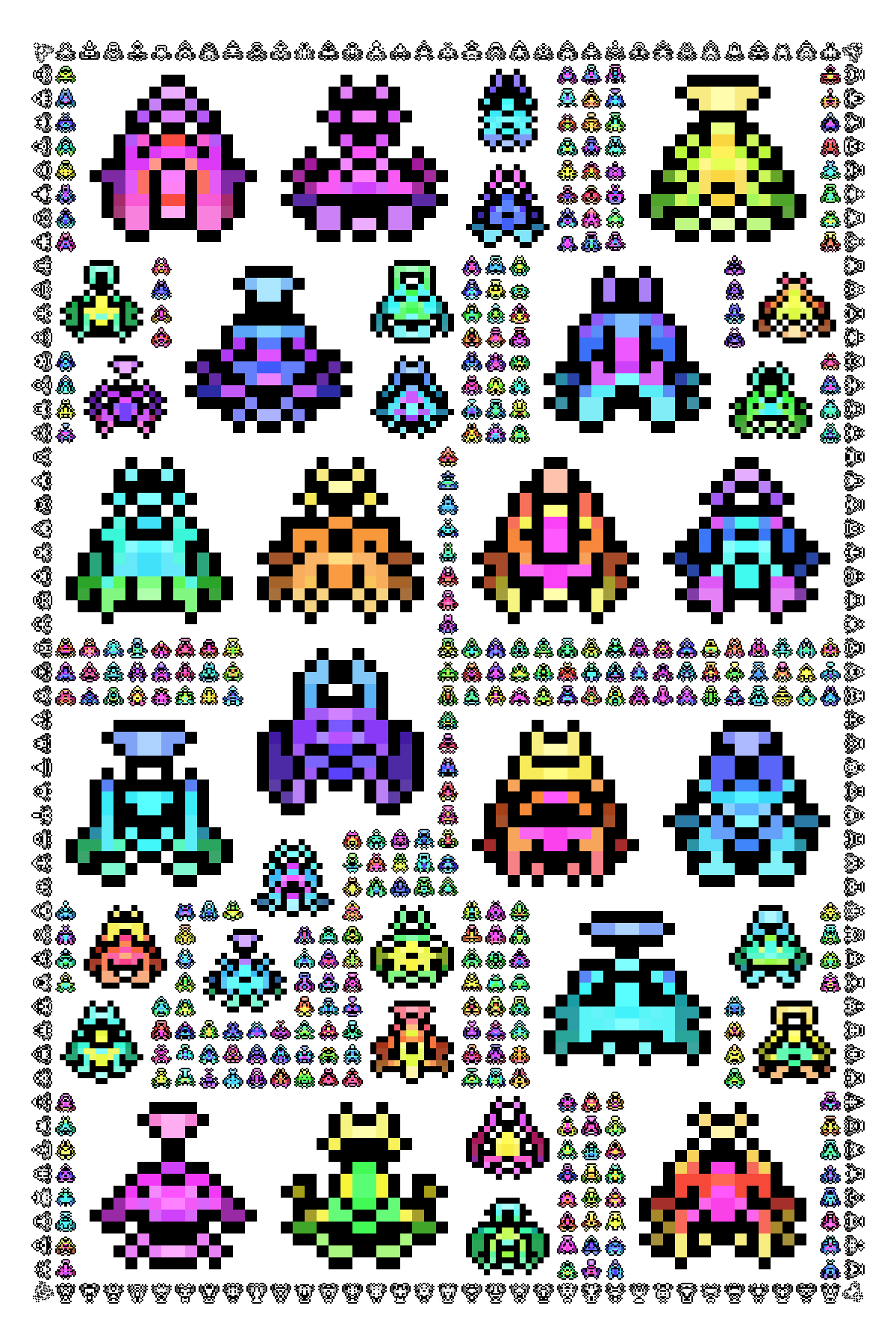 Pixel Spaceships #208 static NFT preview
