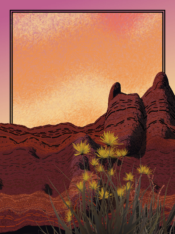 Desert Sun Rising #51 static NFT preview