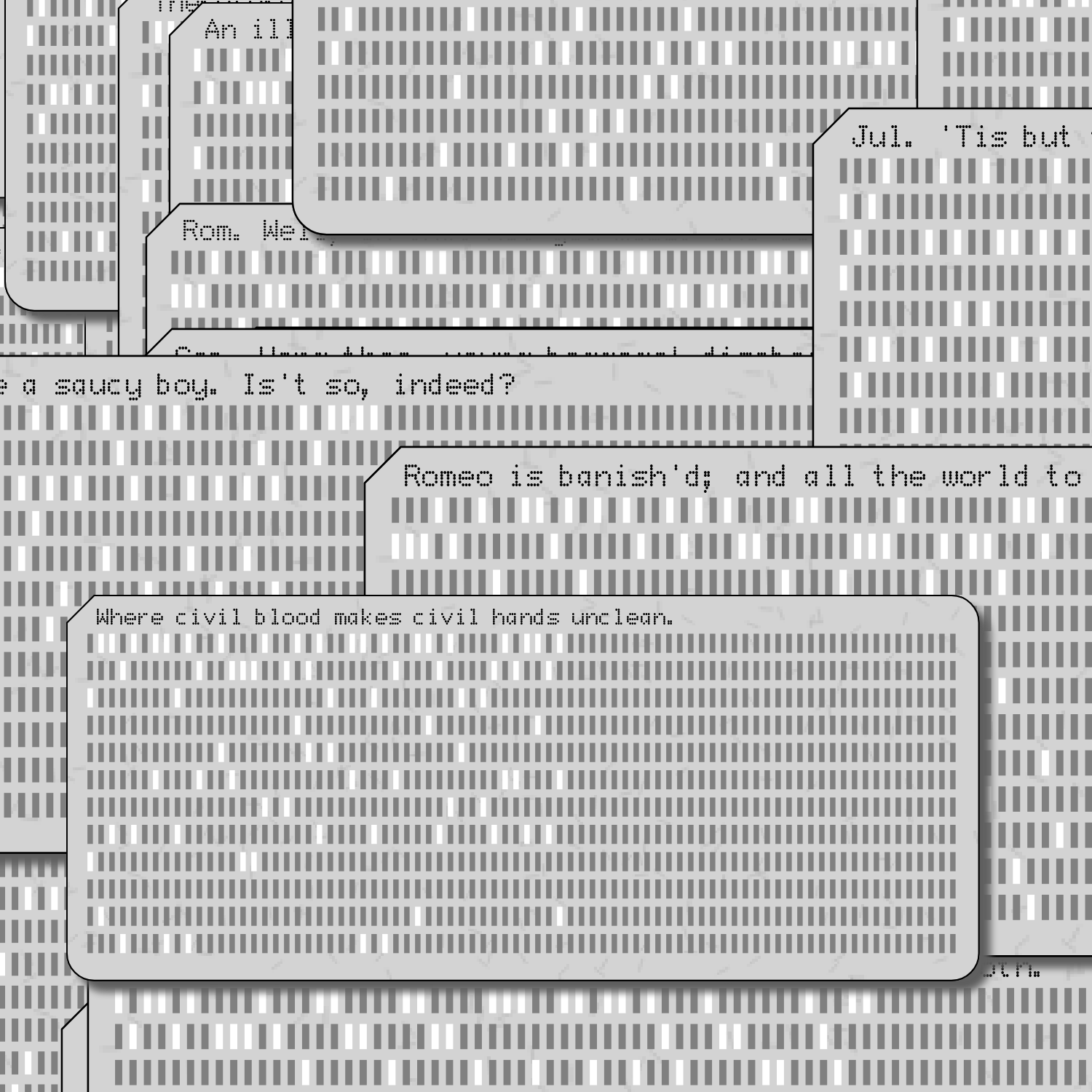 Romeo and Juliet on Punched Cards (Free) #115 static token preview